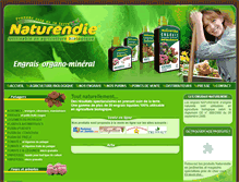 Tablet Screenshot of naturendie.fr